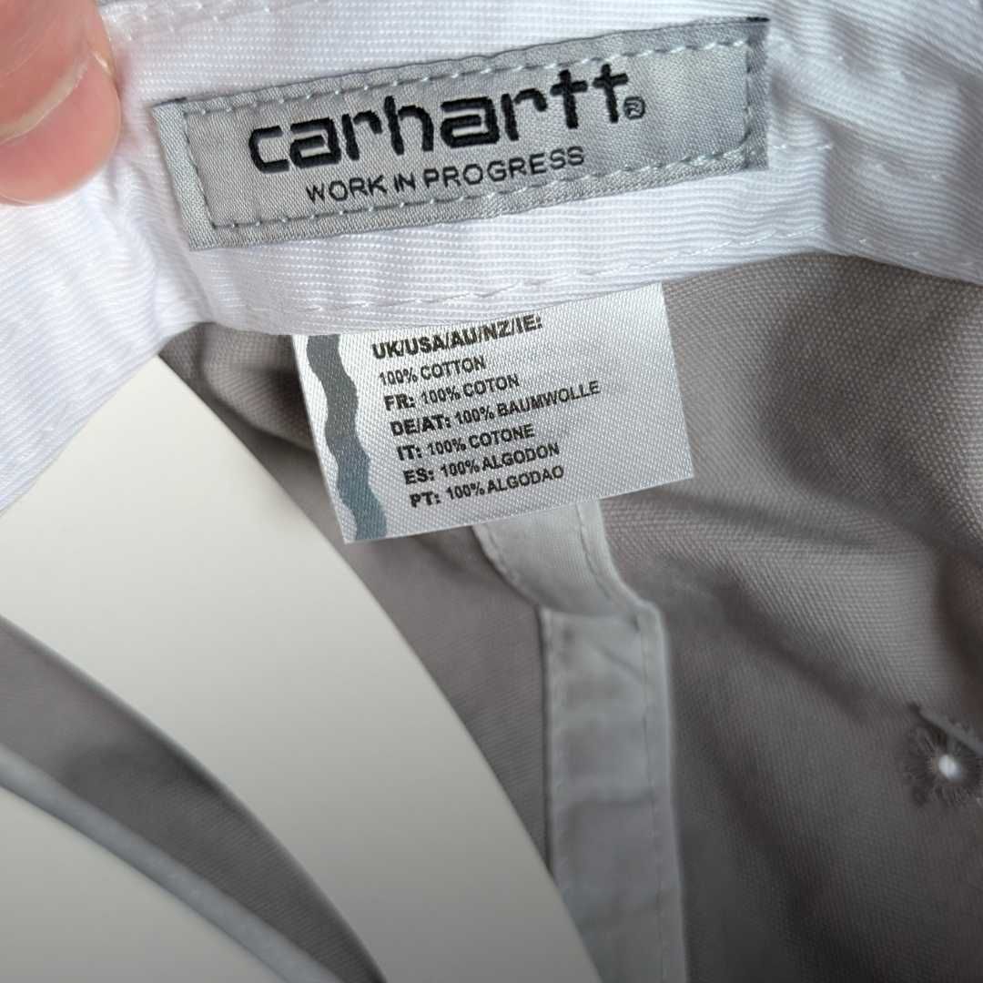 Серая Кепка Carhartt, кепка кархарт, бейсболка кархарт, сіра кепка