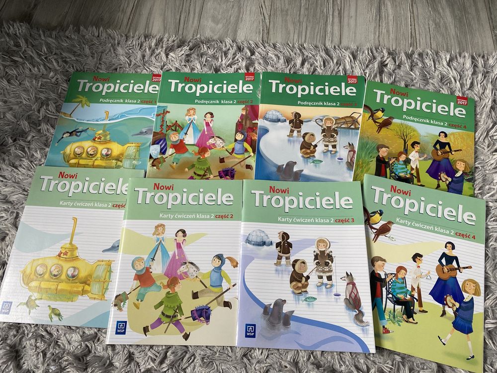 Zestaw książek tropiciele dla klasy 2 części 1-4