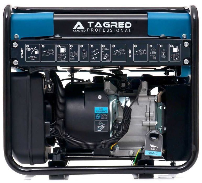 Agregat prądotwórczy inwertorowy 3,7kW 7,5KM 230V agregat jednofazowy