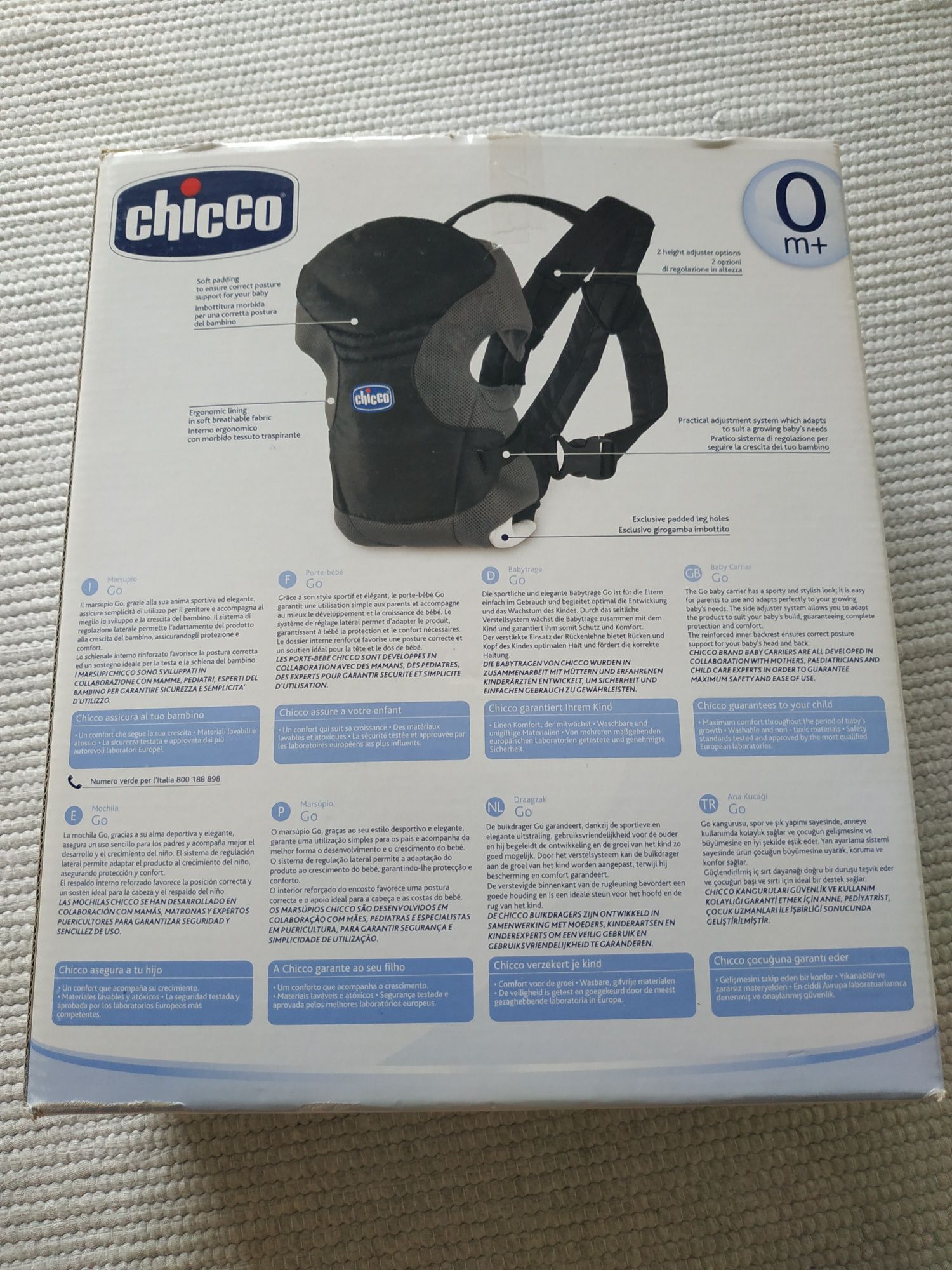 Marsupio Chicco 3,5 kg - 9 kg