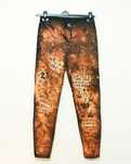 Customowe jeansy punk rock