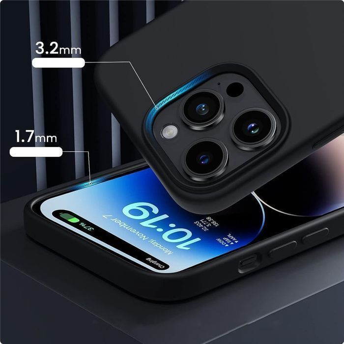 Tech-Protect Silicone Magsafe Iphone 15 Pro Titanium