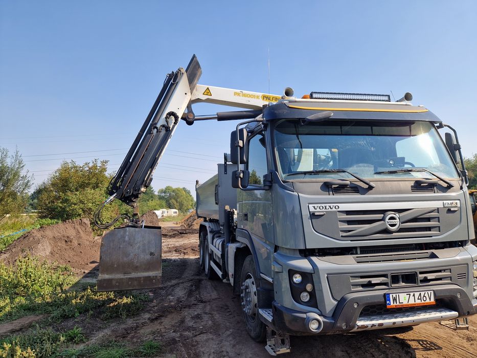 wywóz ziemi gliny piasku samozaladunek hds czerpakiem