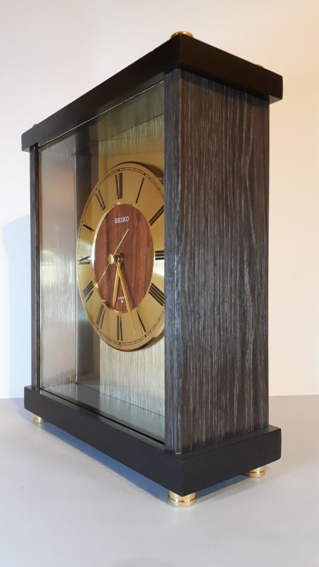 Duży japoński zegar kominkowy Seiko Japan