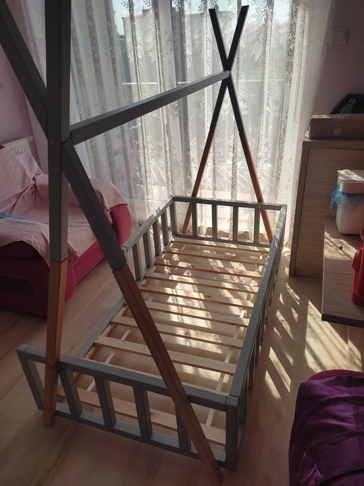Łóżeczko domek Tipi 160x80cm.Okazja