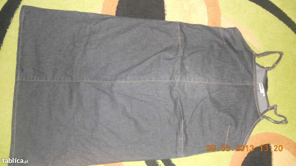 sukienka ciążowa jeans firmy MAMA rozm. ok 42 L