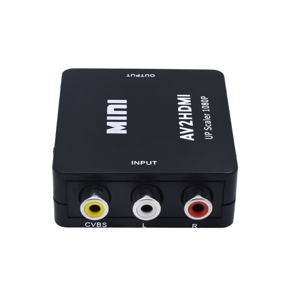 Переходник преобразователь сигнала HDMI в RCA (AV) адаптер, USB кабель