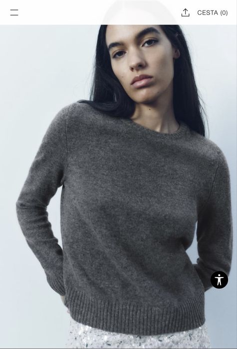 Светр zara 100% шерсь