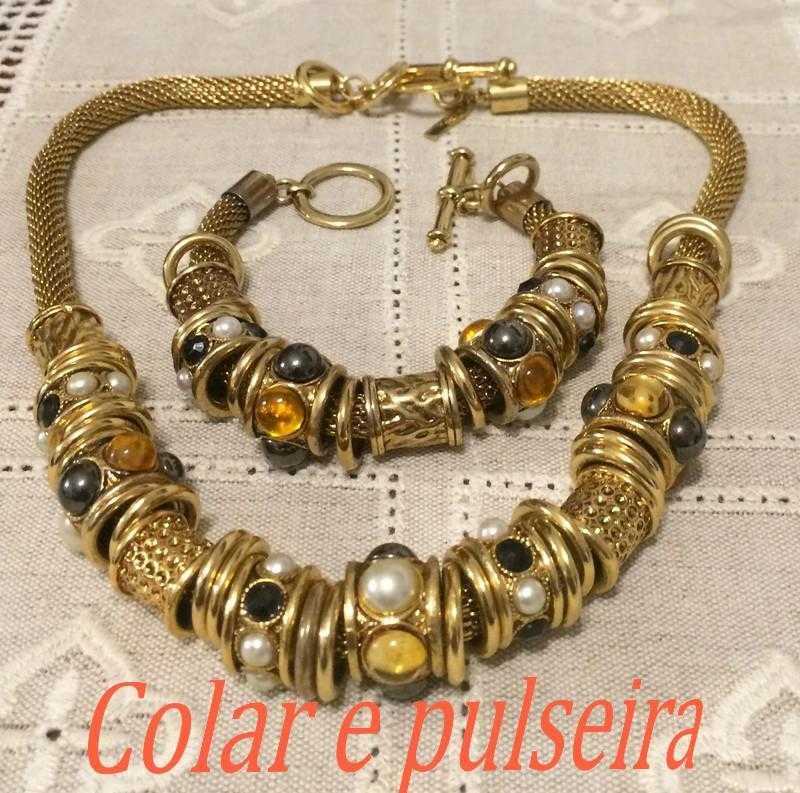 Conjunto Colar e Pulseira - Mulher