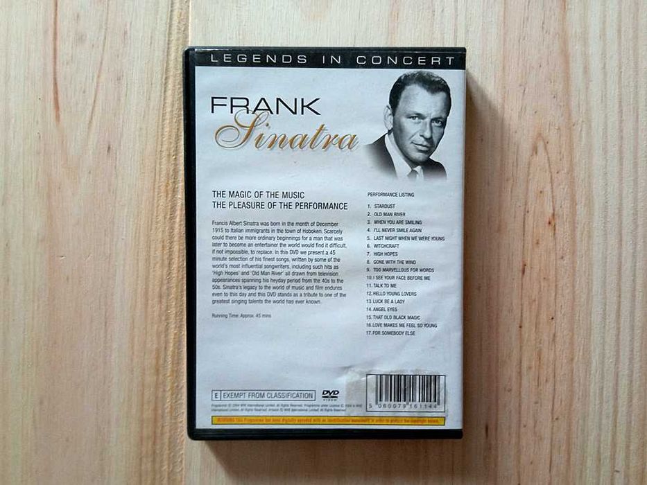 DVD Frank Sinatra - The Magic Of The Music