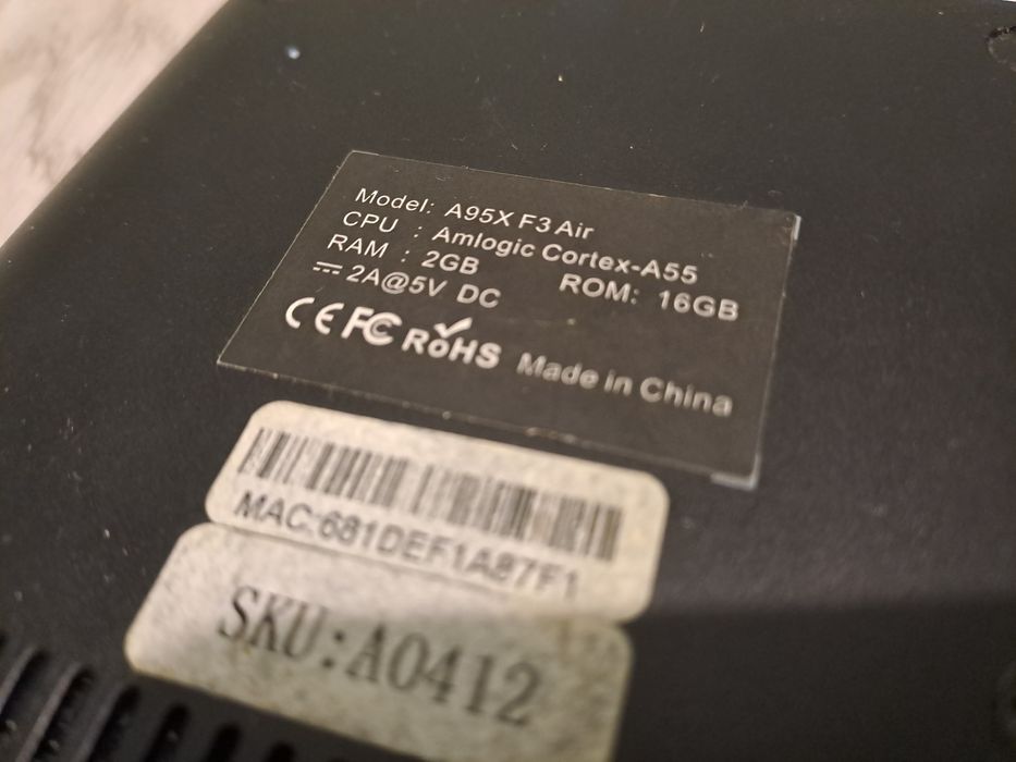 TV box A95X F3 Air 2/16 /під ремонт/