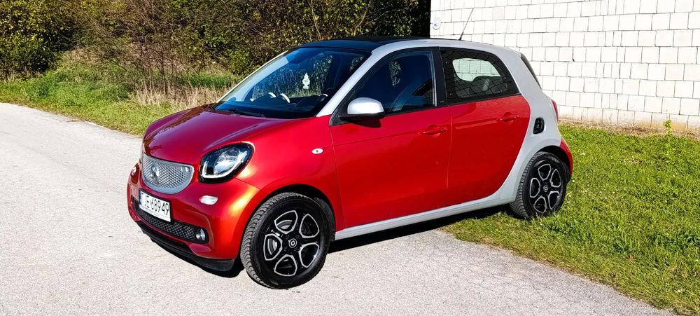 Smart Forfour Forfour PRIME skóry alu 15" grzane fotele Lane assist panorama piękny