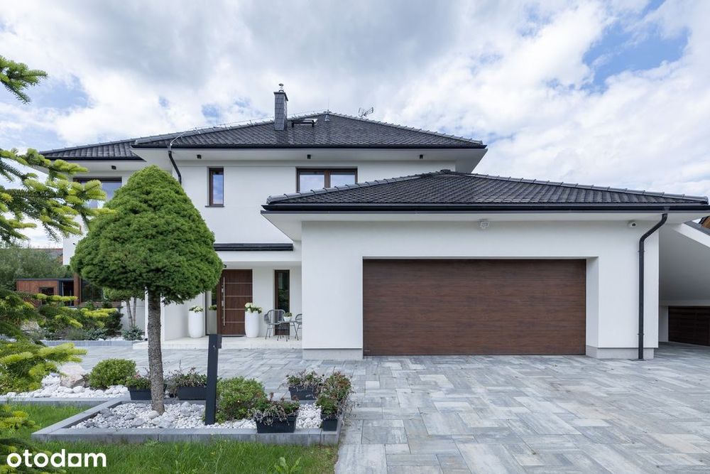 Nowoczesny dom z sauną, pięknym ogrodem - Wilkszyn