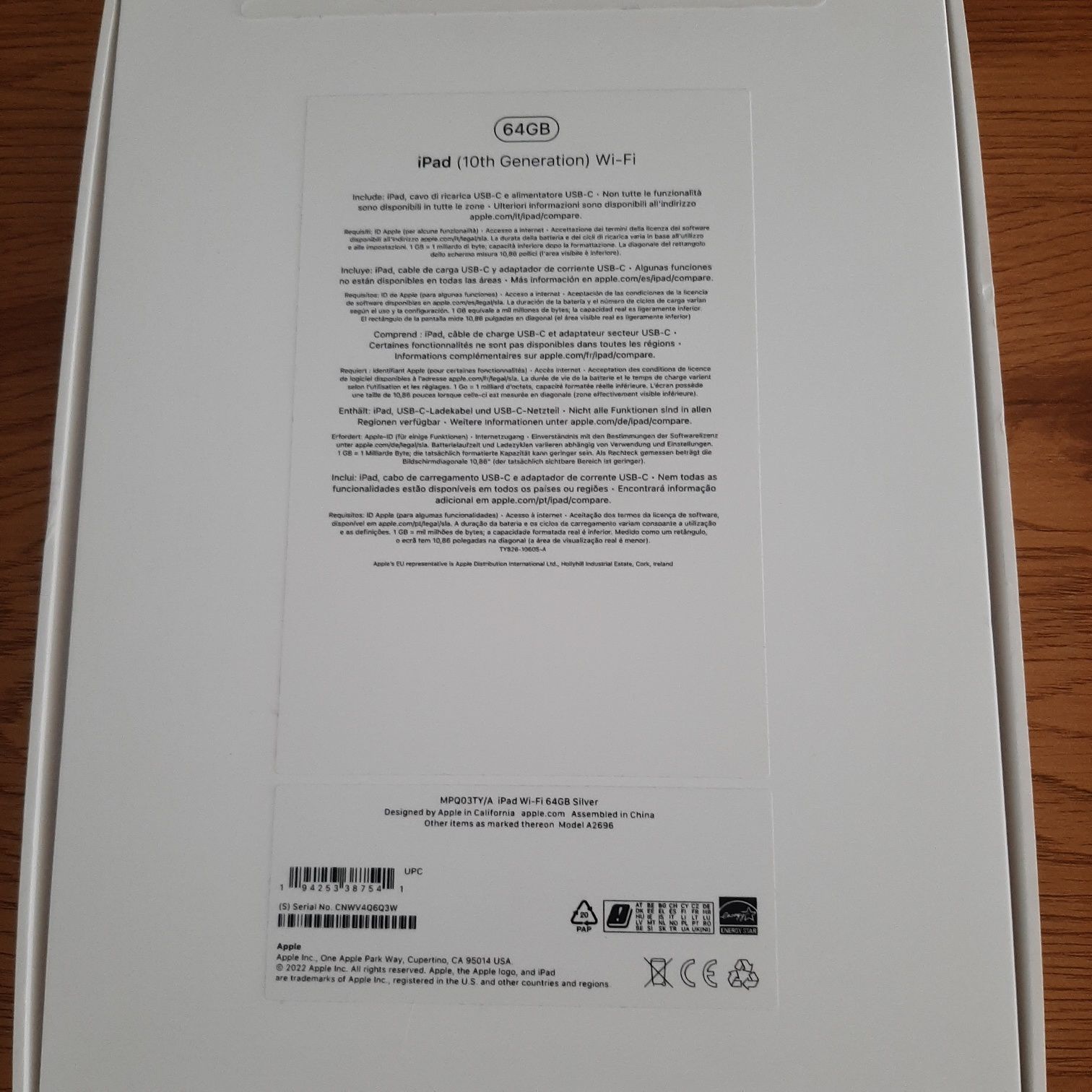 Ipad Air 10th 64GB
