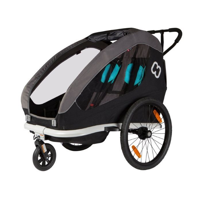 Przyczepka rowerowa / Wózek Hamax Traveller Twin dla 2 dzieci 3 kolory