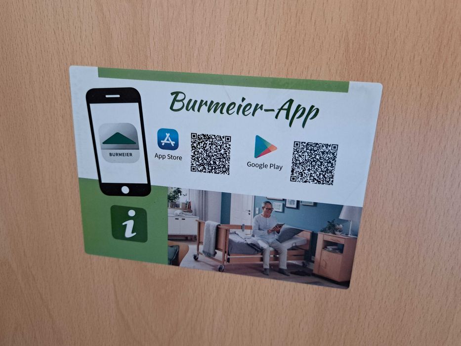 Łóżko rehabilitacyjne Burmeier Dali Econ + materac BARDZO DOBRY STAN