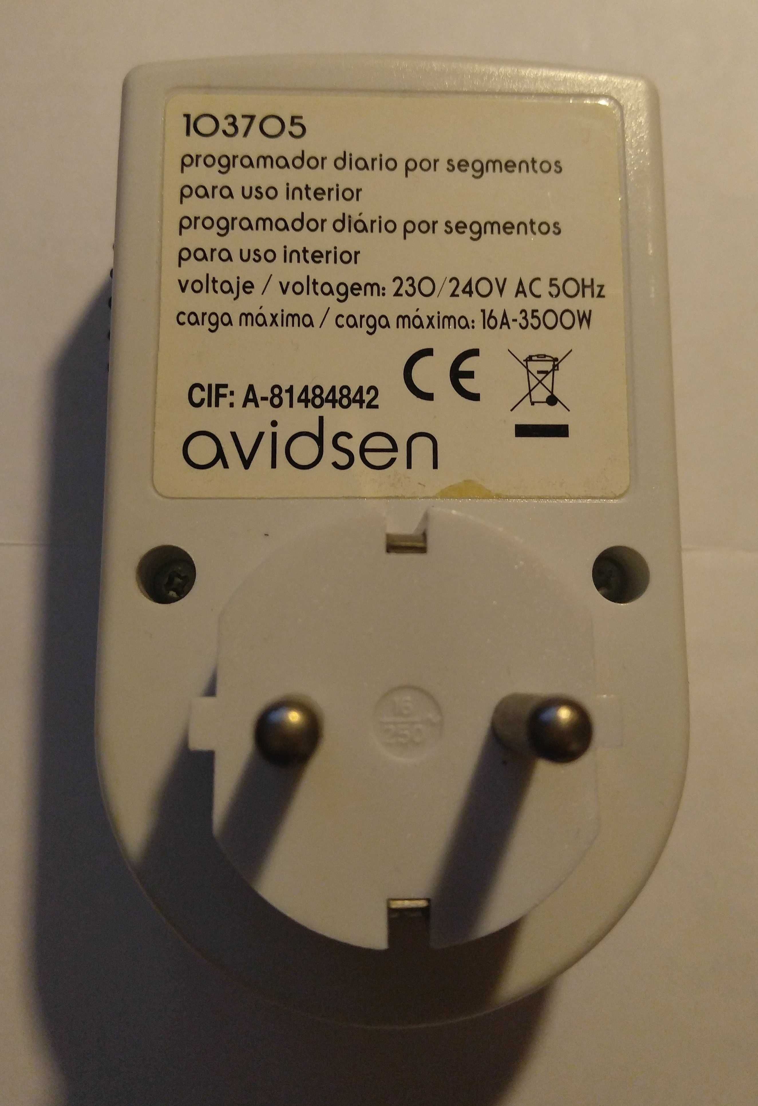 Programador diário Avidsen