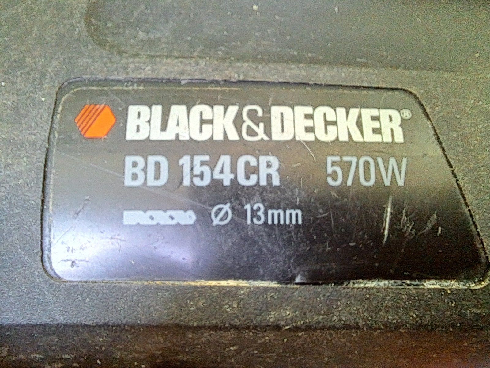 Дрель ударная Black & Decker BD 154CR 570W,  made in England