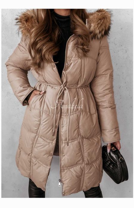 Kurtka pikowana zamek podwójny