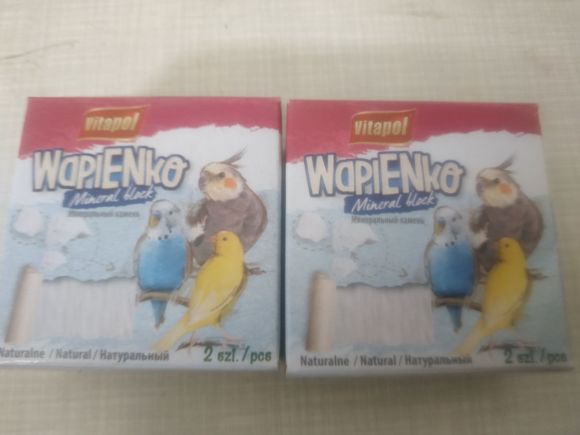 Tanio! Wapienka dla papugi lub innego ptaka