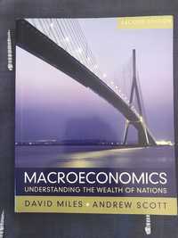 Livro Macroeconomics de David Miles e Andrew Scott - excelente estado