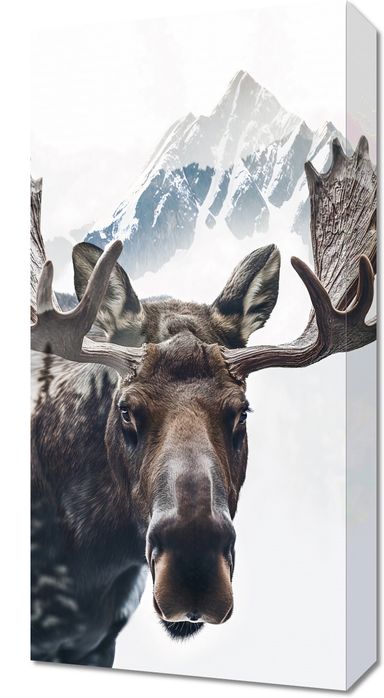 Obraz 30x60cm Łoś Duch Lasu