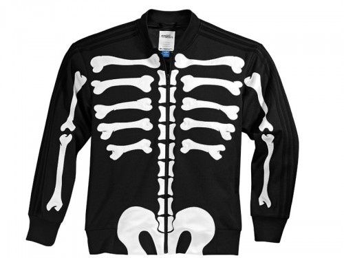 Jeremy Scott adidas sceleton jacket XL