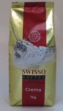 Кава в зернах SWISSO Kaffee Crema 100% arabika