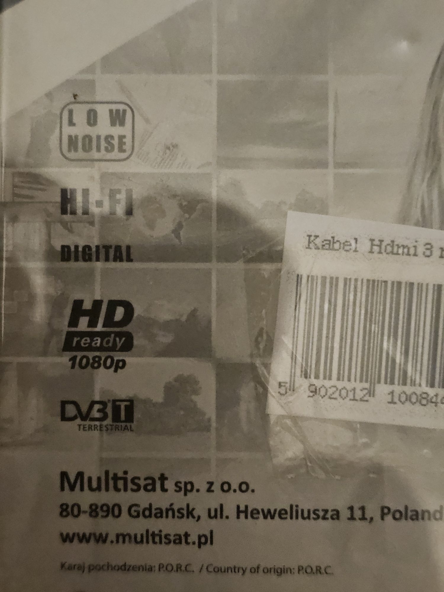 Kabel HDMI 3 m  Nowy