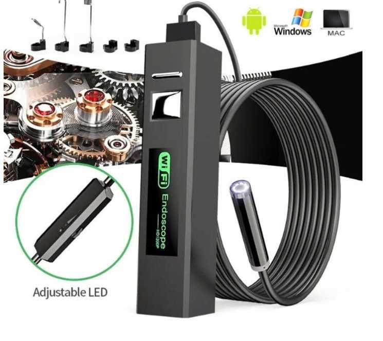 1200P WiFi endoskop Mini kamera wodoodporna inspekcja USB 2M ttst1265
