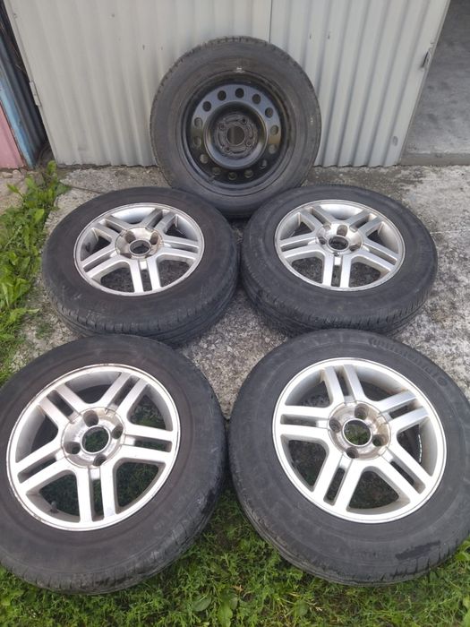 Całe koła, opony, alufelgi, zapas 195x65xR15 Ford Focus MK1