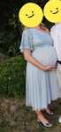 Sukienka ciążowa ASOS Maya Deluxe midi okazjonalna baby shower