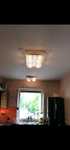 Italux  plafon  szklany/ lampa sufitowa   60x40