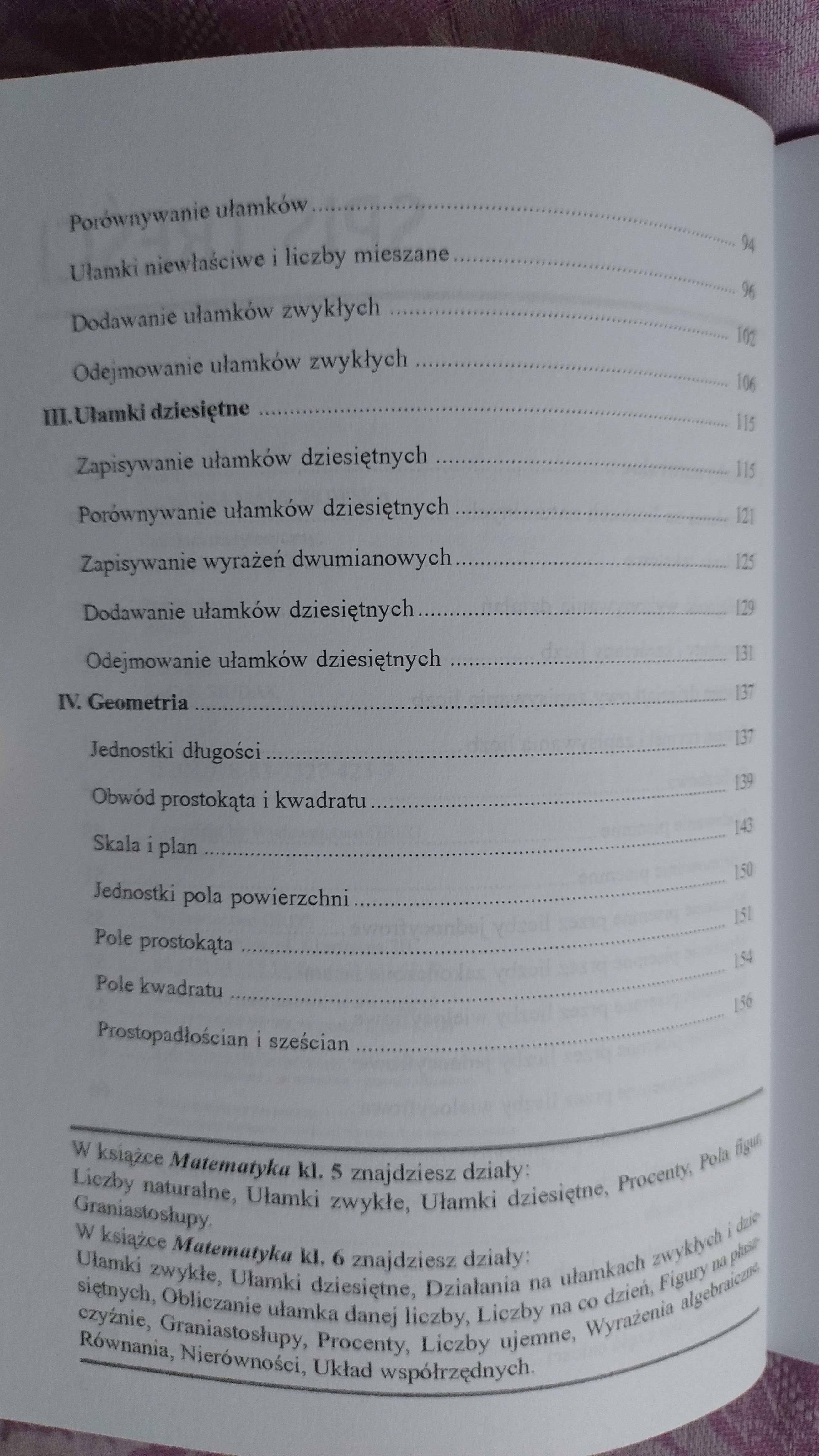 Matematyka NOWA książka korepetycje klasa 4 Greg