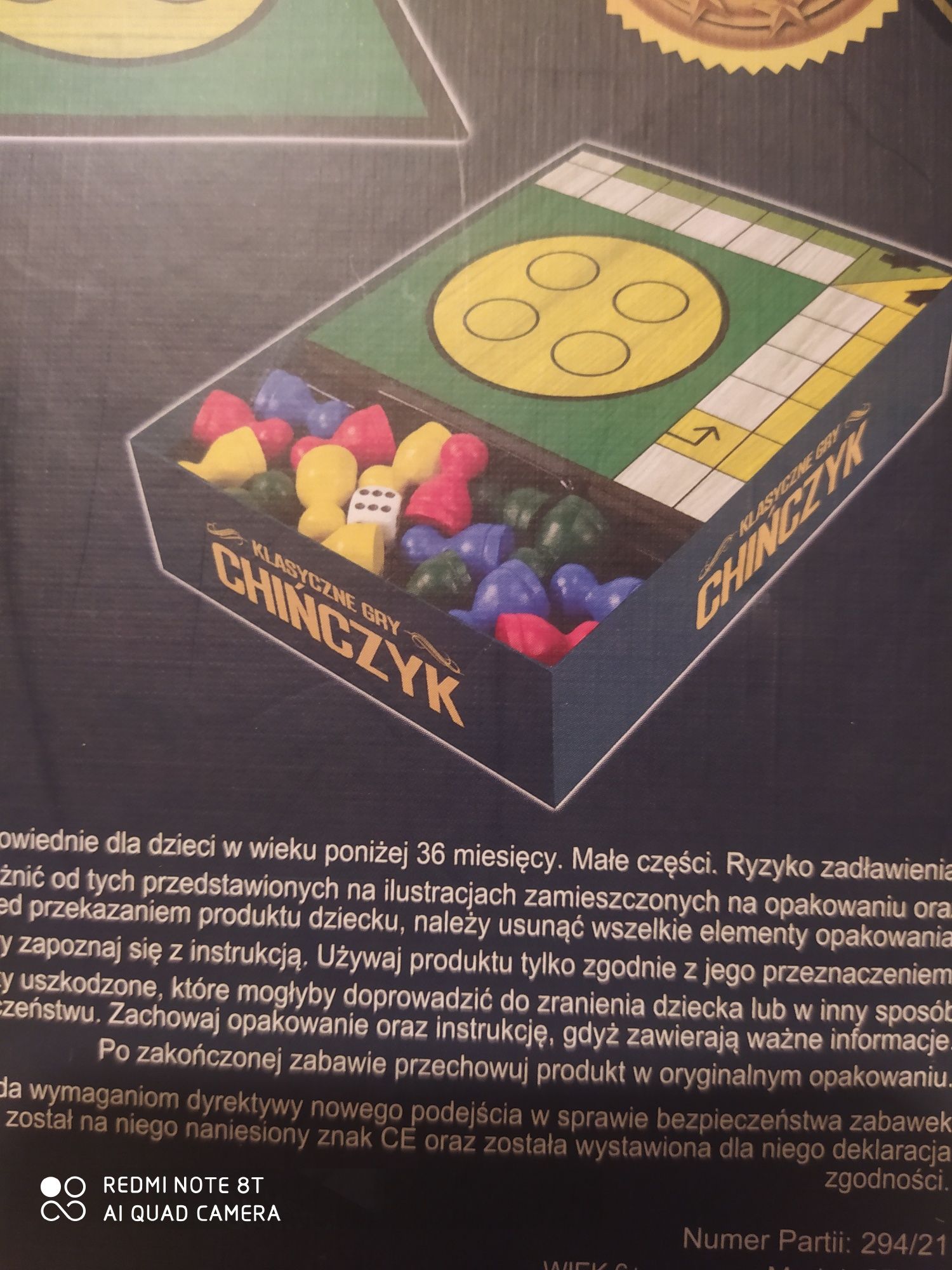 Nowa gra Chińczyk Ludo klasyczne gry CHIŃCZYK