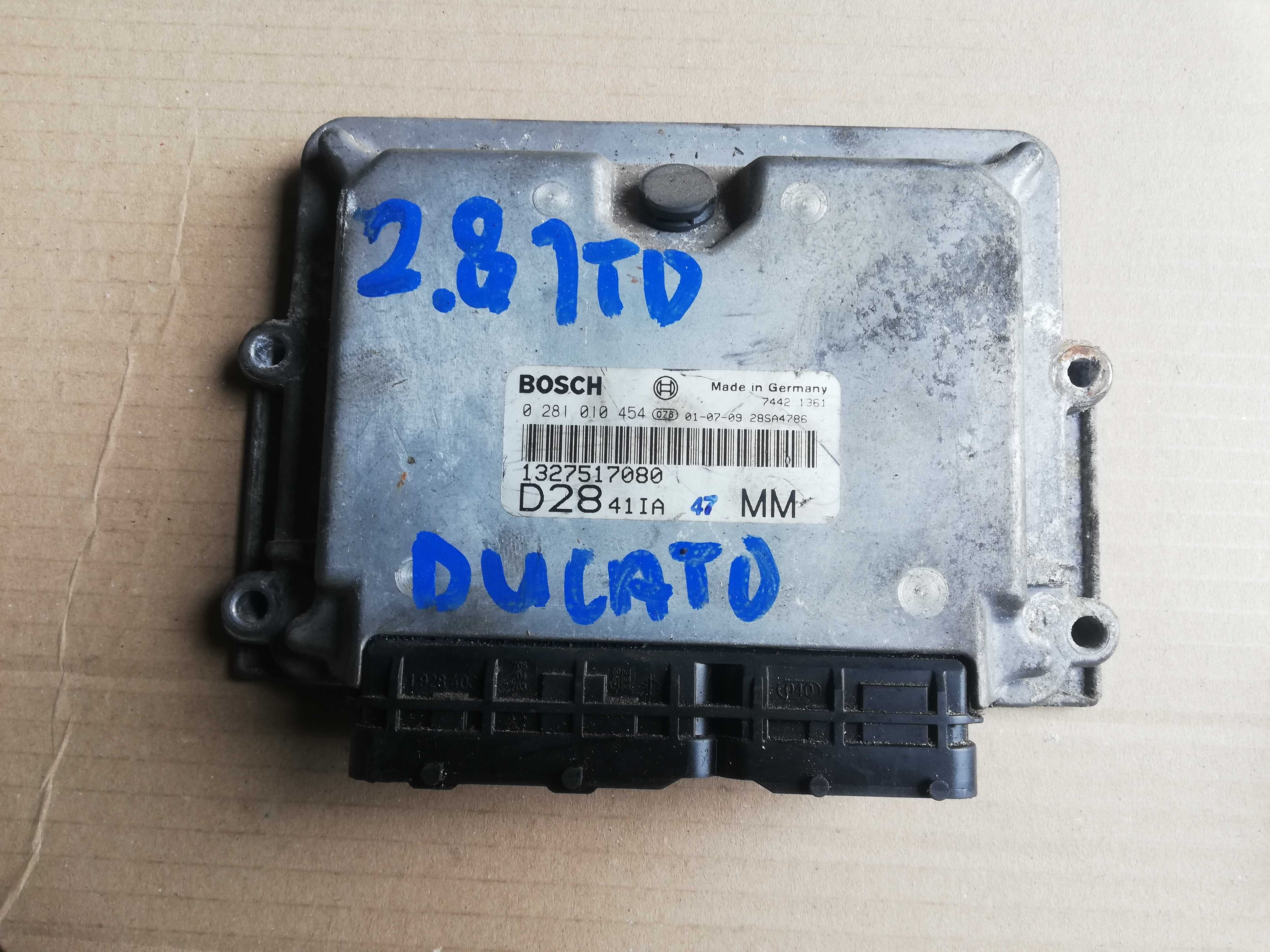Sterownik silnika ECU Fiat Ducato 2.8 JTD CHIP TUNING 155 KM