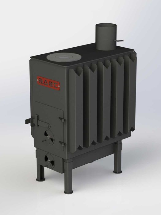 Буржуйка сталь полки шамот колосник чавун Печь Печка Піч Булерьян