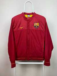 Kurtka lekka sportowa piłkarska FC Barcelona Nike Vintage