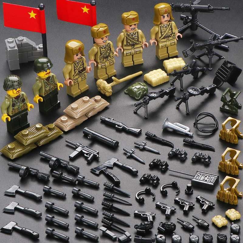 Конструктор фігурки військові друга світова війна лего