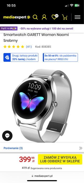 Smartwatch zegarek Garett Women Naomi