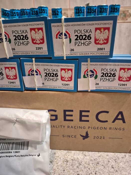 Oryginalne obrączki PZHGP 2026r