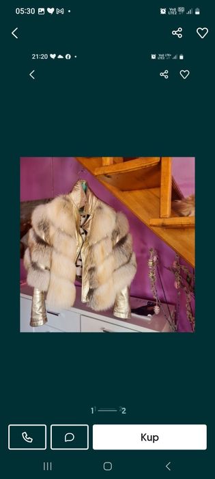 Super kurtka skorzana zlota lisy