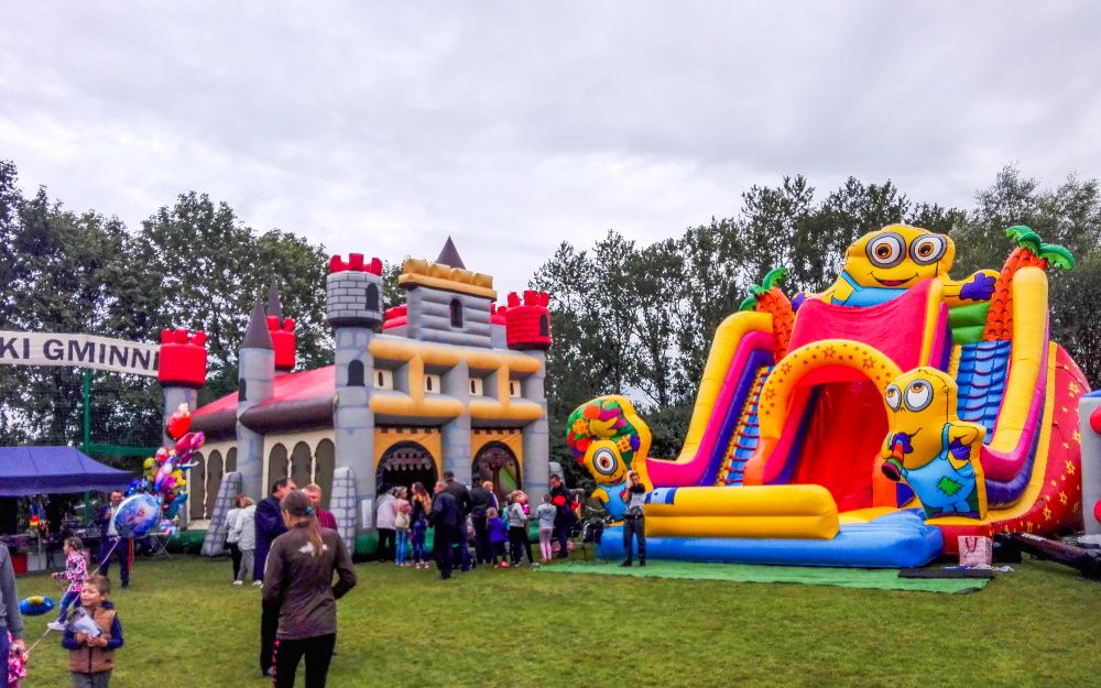 wynajem dmuchańca zamek dmuchany, dmuchaniec, byk rodeo, zjeżdzalnia