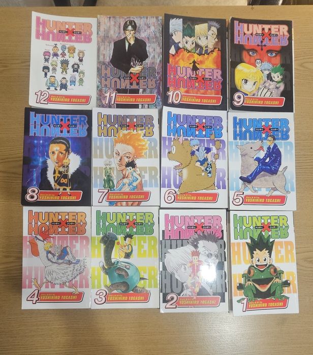 Комплект манги англійською мовою «Hunter x Hunter Manga Set, Vol. 1-12