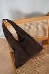 Czekoladowy shopper w stylu Massimo Dutti