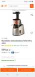 Tefal infiny juice wciskarka wolnoobrotowa