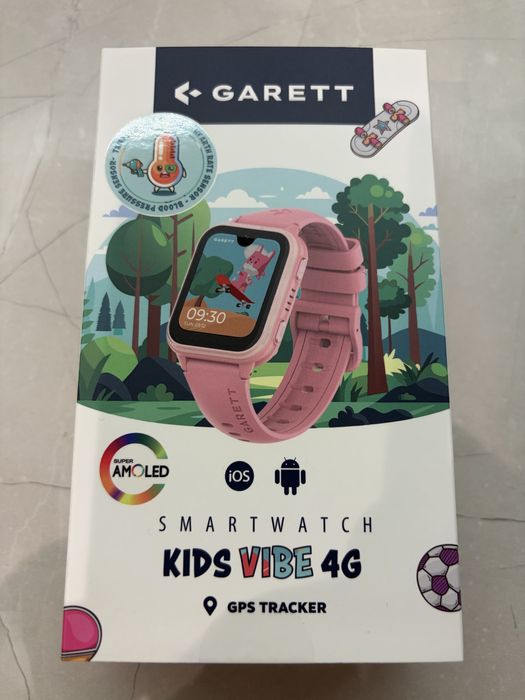 Zegarek Garett Kids Vibe 4G różowy dla dzieci