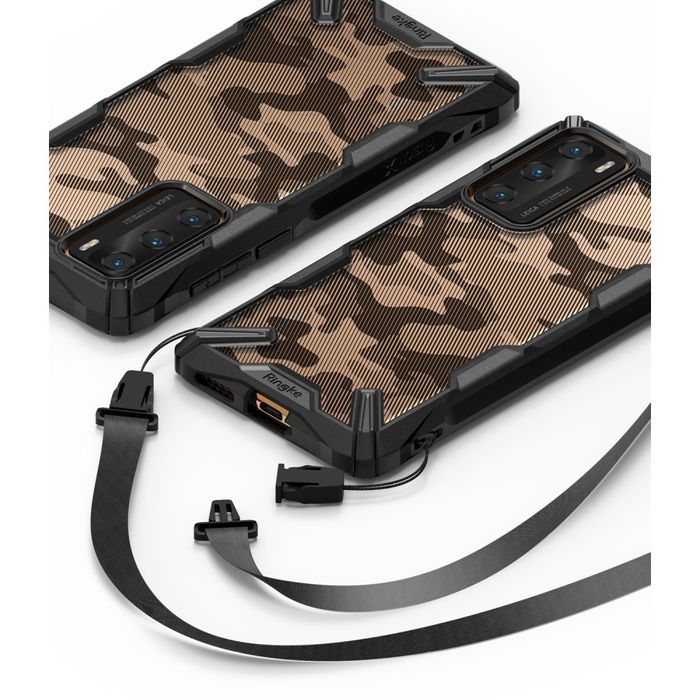Etui Ringke Huawei P40 Fusion-X Camo Moro Black