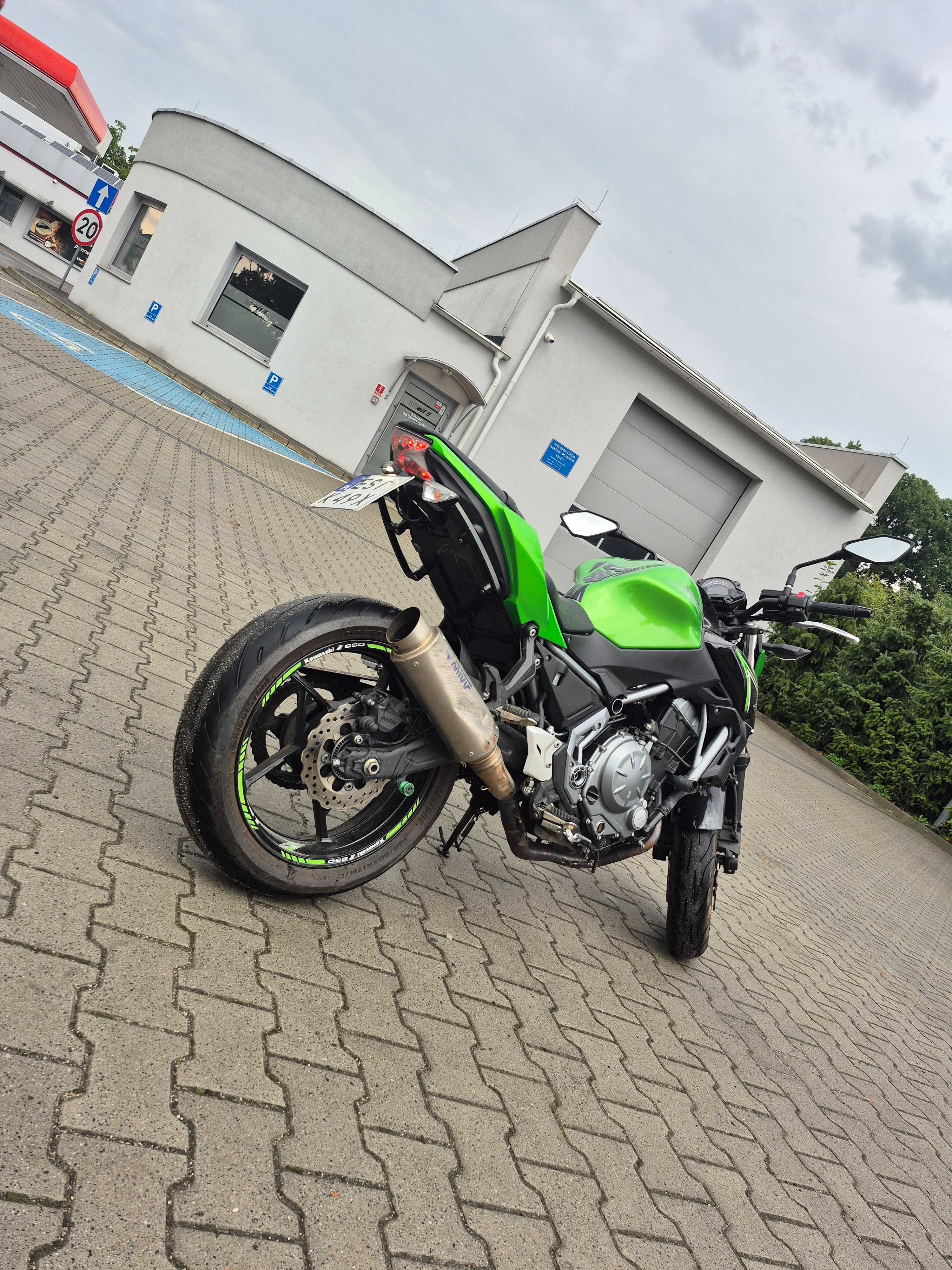 Kawasaki z650 a2  35kw