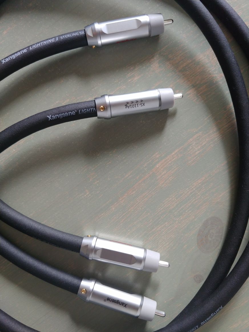 Interkonekt Xangsane LIGHTNING1 2x RCA Cinch 1m